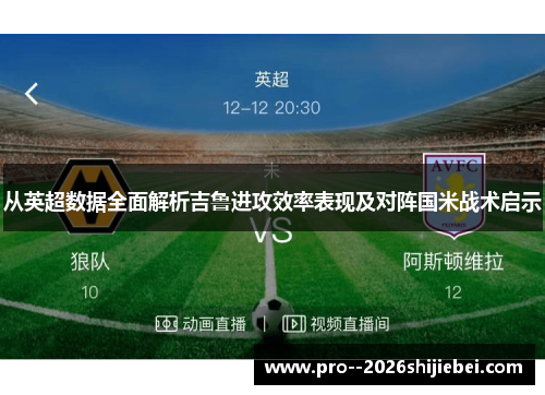 从英超数据全面解析吉鲁进攻效率表现及对阵国米战术启示