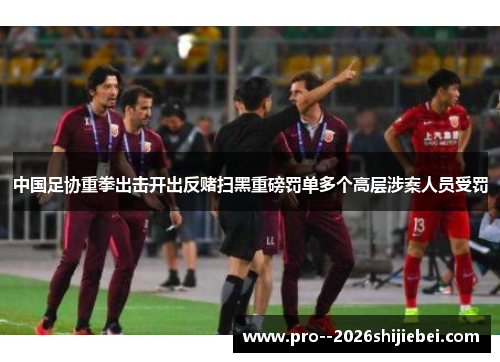 中国足协重拳出击开出反赌扫黑重磅罚单多个高层涉案人员受罚 中国足协重拳出击开出反赌扫黑重磅罚单多个高层涉案人员受罚