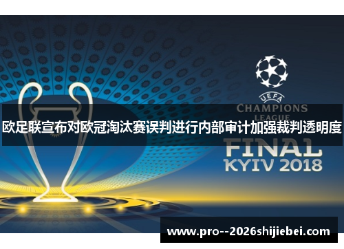 欧足联宣布对欧冠淘汰赛误判进行内部审计加强裁判透明度
